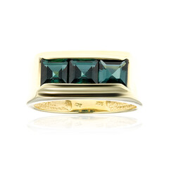 Anillo en oro con Indicolita (CUSTODANA)