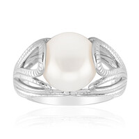 Anillo en plata con Perla blanca Freshwater (Michelle Albala)