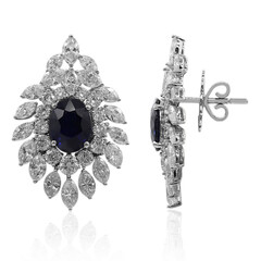 Pendientes en oro con Zafiro de Ceilán (Estée Collection)