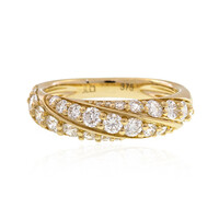 Anillo en oro con Diamante limpio a lupa F (LUCENT DIAMONDS)
