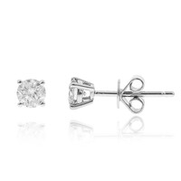 Pendientes en oro con Diamante I1 (H)  (CIRARI)