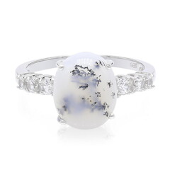 Anillo en plata con Ágata dendrítica