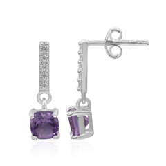Pendientes en plata con Amatista
