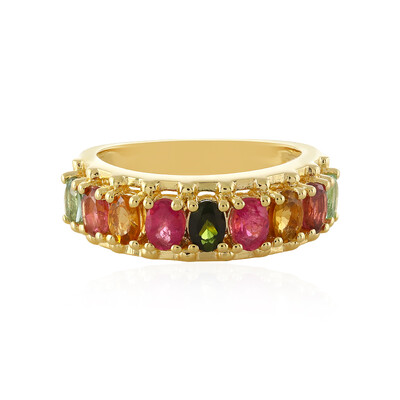 Anillo en plata con Turmalina