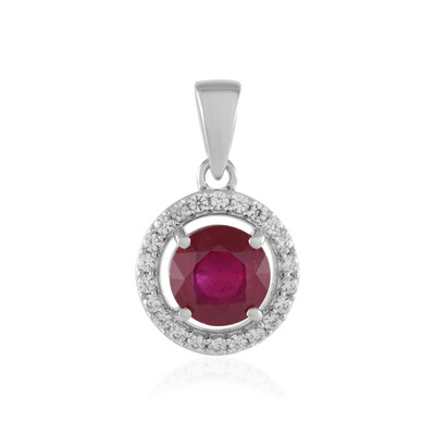 Colgante en plata con Rubí de Madagascar