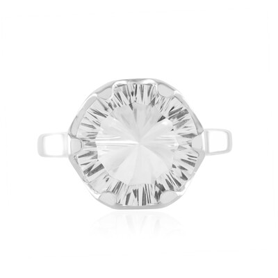 Anillo en plata con Cuarzo blanco