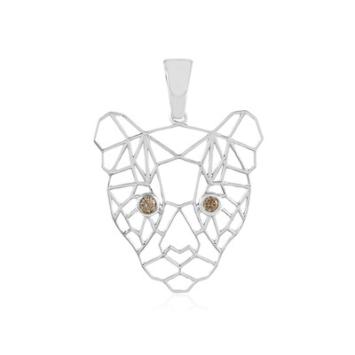 Colgante en oro con Diamante champán I2 (Ornaments by de Melo)