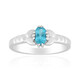 Anillo en plata con Apatita azul