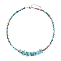Collar en plata con Turquesa