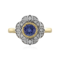 Anillo en plata con Tanzanita