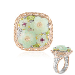 Anillo en plata con Peridoto (Gems en Vogue)
