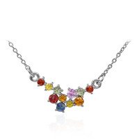 Collar en plata con Zafiro