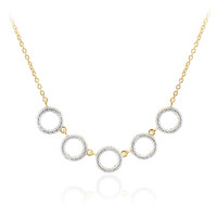 Collar en plata con Diamante I3 (I)