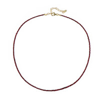 Collar en plata con Rubí de Malawi