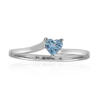 Anillo en plata con Aguamarina de Ofiki