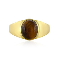 Anillo de hombre en plata con Ojo de tigre