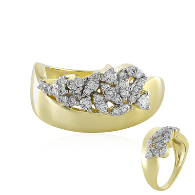 Anillo en oro con Diamante SI2 (H) (de Melo)