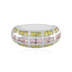 Anillo en plata con Turmalina rosa de Nigeria (Adela Silber)