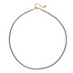 Collar en plata con Hematita negra