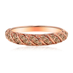 Anillo en oro con Diamante rosa de Francia de Argyle SI1