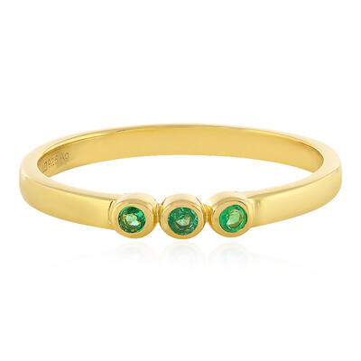 Anillo en plata con Esmeralda de Colombia