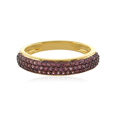 Anillo en plata con Rodolita
