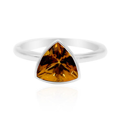 Anillo en plata con Escapolita cognac