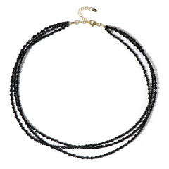 Collar en plata con Espinela negra