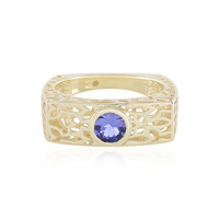 Anillo en oro con Tanzanita AAA (Ornaments by de Melo)