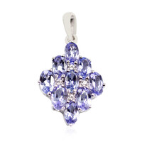 Colgante en plata con Tanzanita
