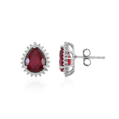 Pendientes en plata con Rubí de Madagascar