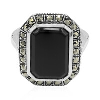 Anillo en plata con Ónix negro