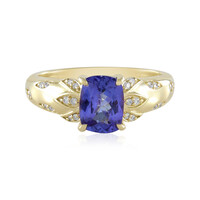 Anillo en oro con Tanzanita AAA (de Melo)