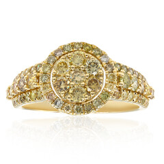 Anillo en oro con Diamante fancy SI2 (CIRARI)