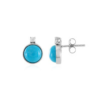 Pendientes en plata con Turquesa de Arizona
