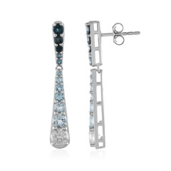 Pendientes en plata con Zircón (KM by Juwelo)