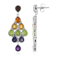 Pendientes en plata con Peridoto