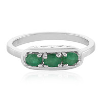 Anillo en plata con Esmeralda de Socoto