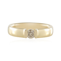 Anillo en plata con Diamante chocolate I2