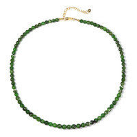 Collar en plata con Diópsido de Rusia