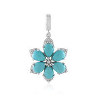 Colgante en plata con Turquesa