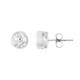 Pendientes en plata con Petalita