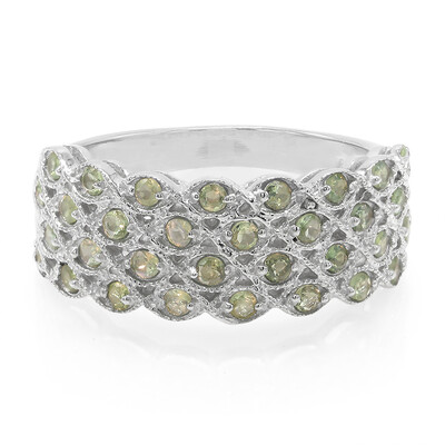 Anillo en plata con Alejandrita