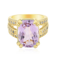 Anillo en plata con Amatista de Bolivia