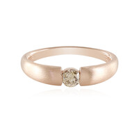 Anillo en oro con Diamante chocolate VS2