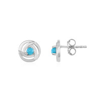 Pendientes en plata con Turquesa