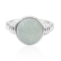 Anillo en plata con Aguamarina