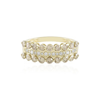 Anillo en oro con Diamante champán I2 (de Melo)