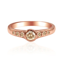 Anillo en oro con Diamante rosa de Francia de Argyle VS1