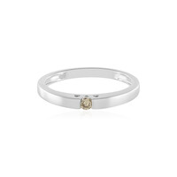 Anillo en oro con Diamante chocolate VS2